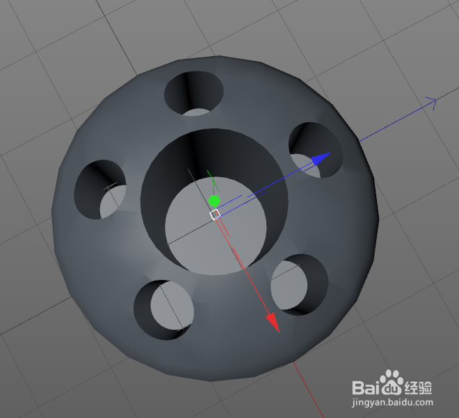 C4D三维建模(圆形笔筒)