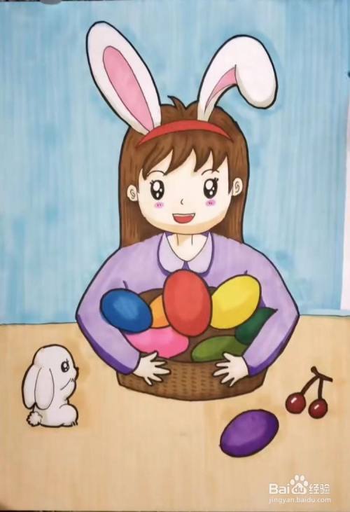 复活节的主题画怎么画