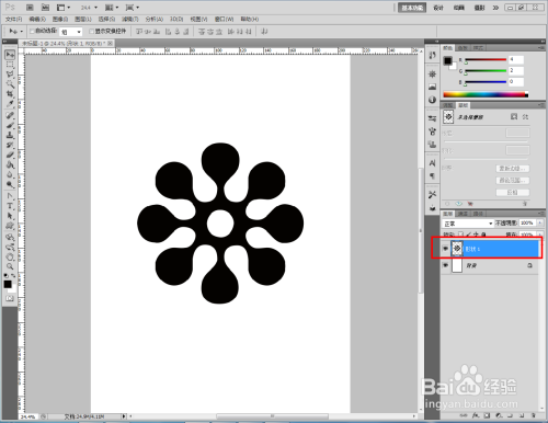 ps扭曲异形图案制作教程
