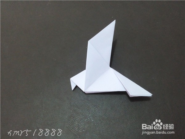 亲子手工折纸-和平鸽