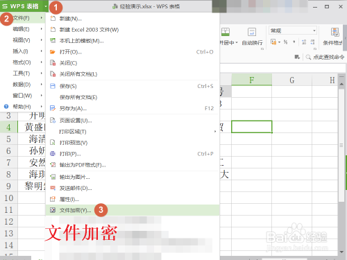 Excel或WPS文档设置编辑密码,防止文档被修改