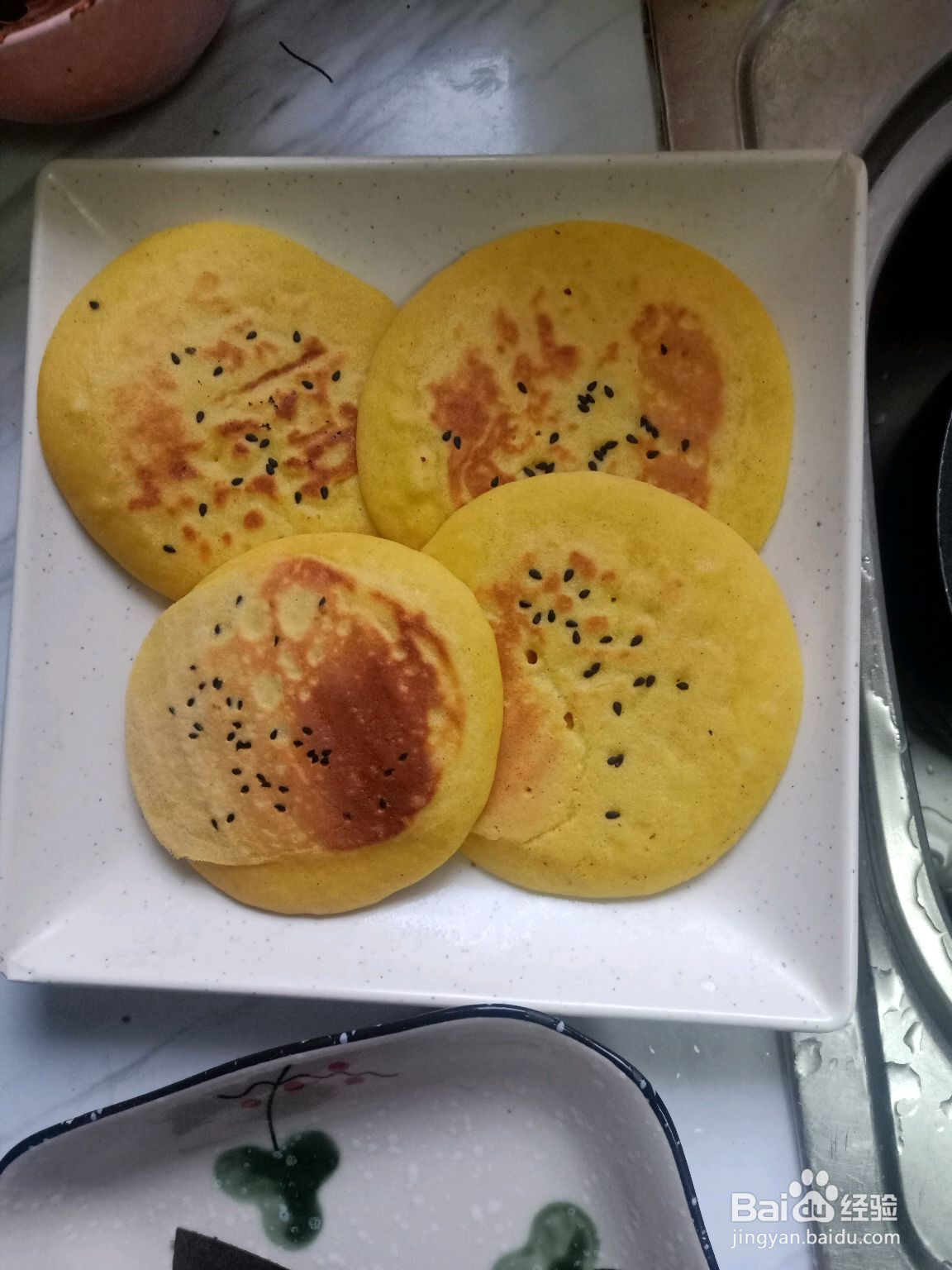 香甜玉米饼的做法