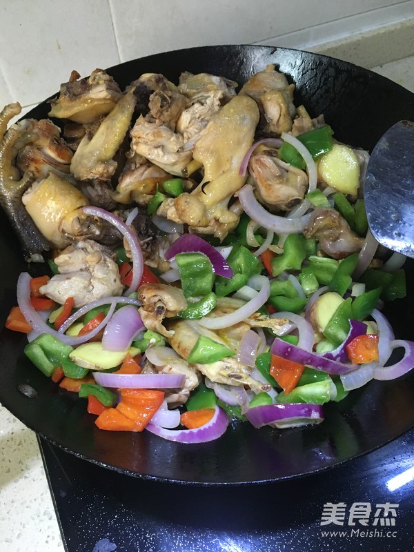 香菇鸡块的做法