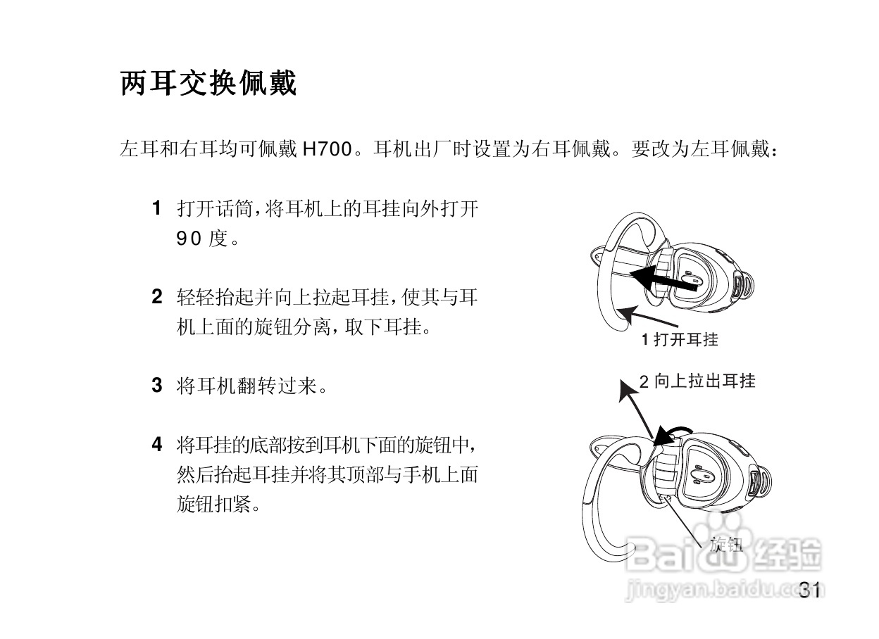 摩托罗拉H700蓝牙耳机使用说明书:[5]