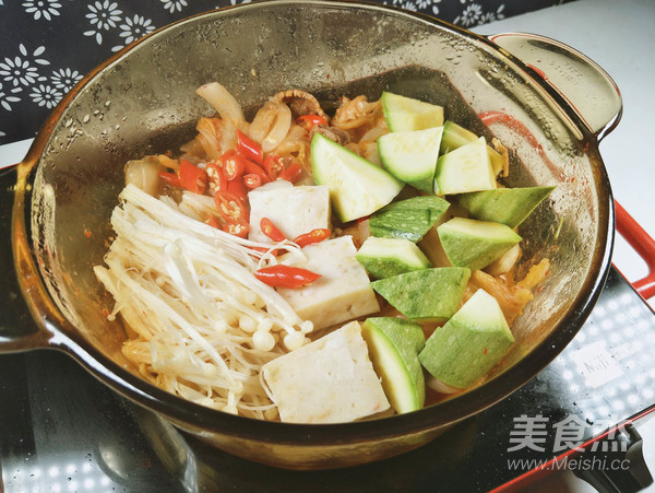 芝士泡菜锅的做法