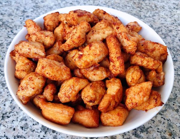 青椒胡萝卜炒鸡丁