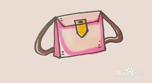 "斜挎包"简笔画教程