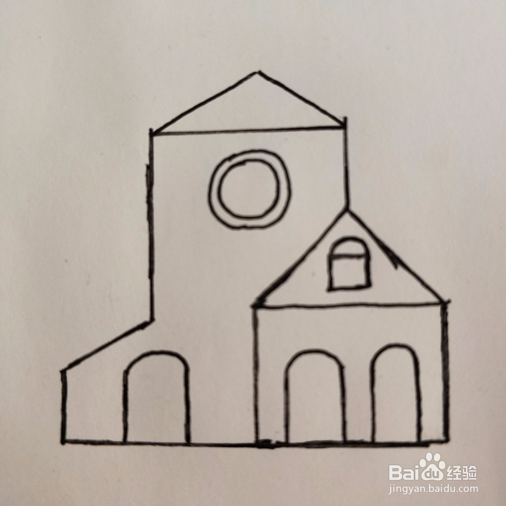 宝宝启蒙画：图形世界里的小房子