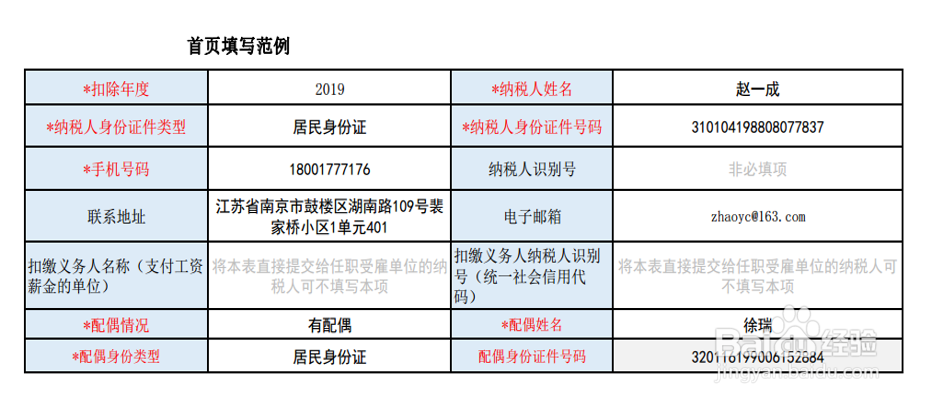 2019年个人所得税电子版怎么填写