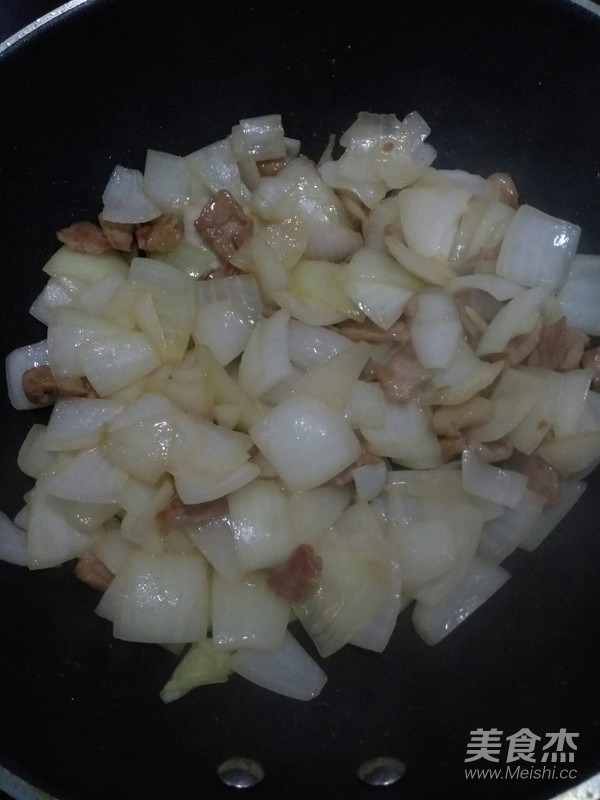 里脊肉炒洋葱