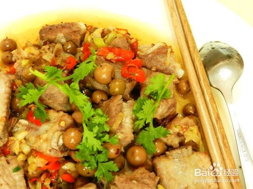 台湾著名的调味料理 破布子炖排骨 百度经验 台湾著名的调味料理 破布子炖排骨 百度经验