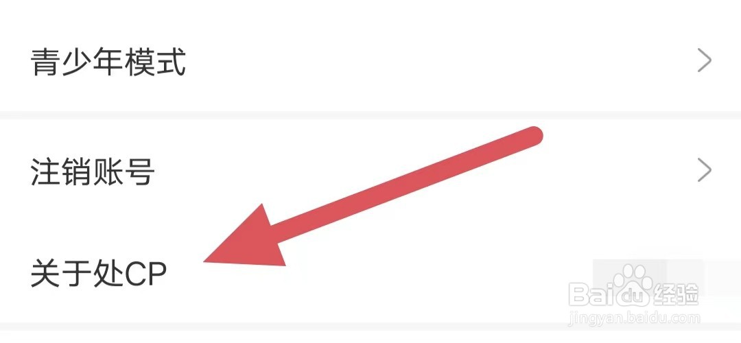 处CP如何查看关于处CP？