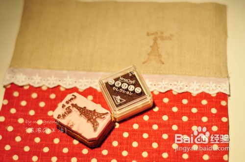 {浓浓の生活}布艺铁塔图案小手包的做法