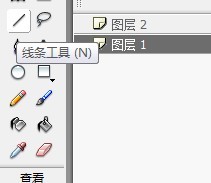 flash绘制卡通室内房子的场景