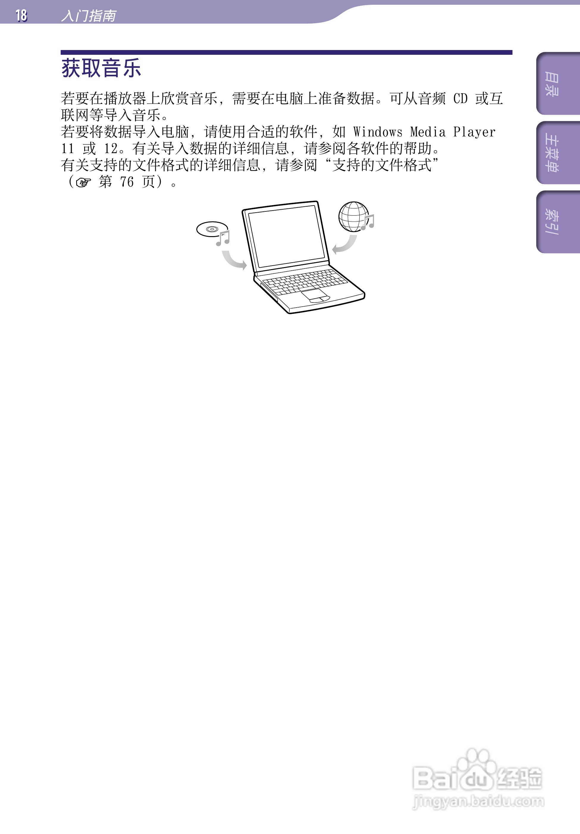 SONY索尼NWZ-B153数码影音使用说明书:[2]