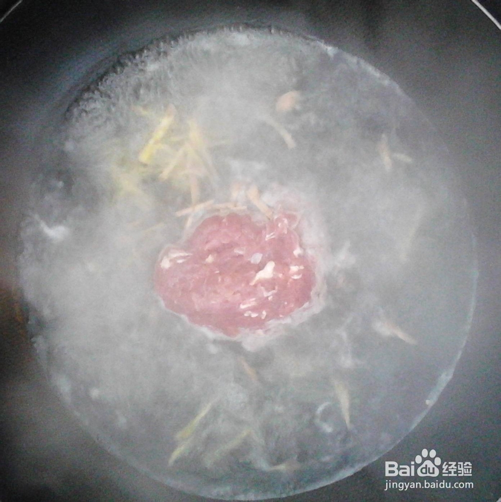 缺铁性贫血食疗菜品之：[1]汆猪肝瘦肉汤