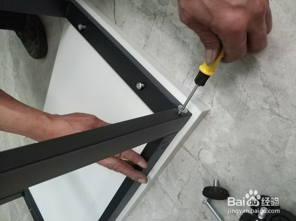 网购流水台展示台安装