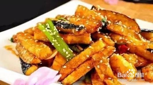 饭店不油炸茄子做法