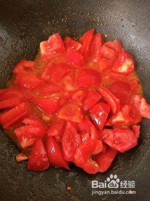 食补养生番茄炒豆腐的做法
