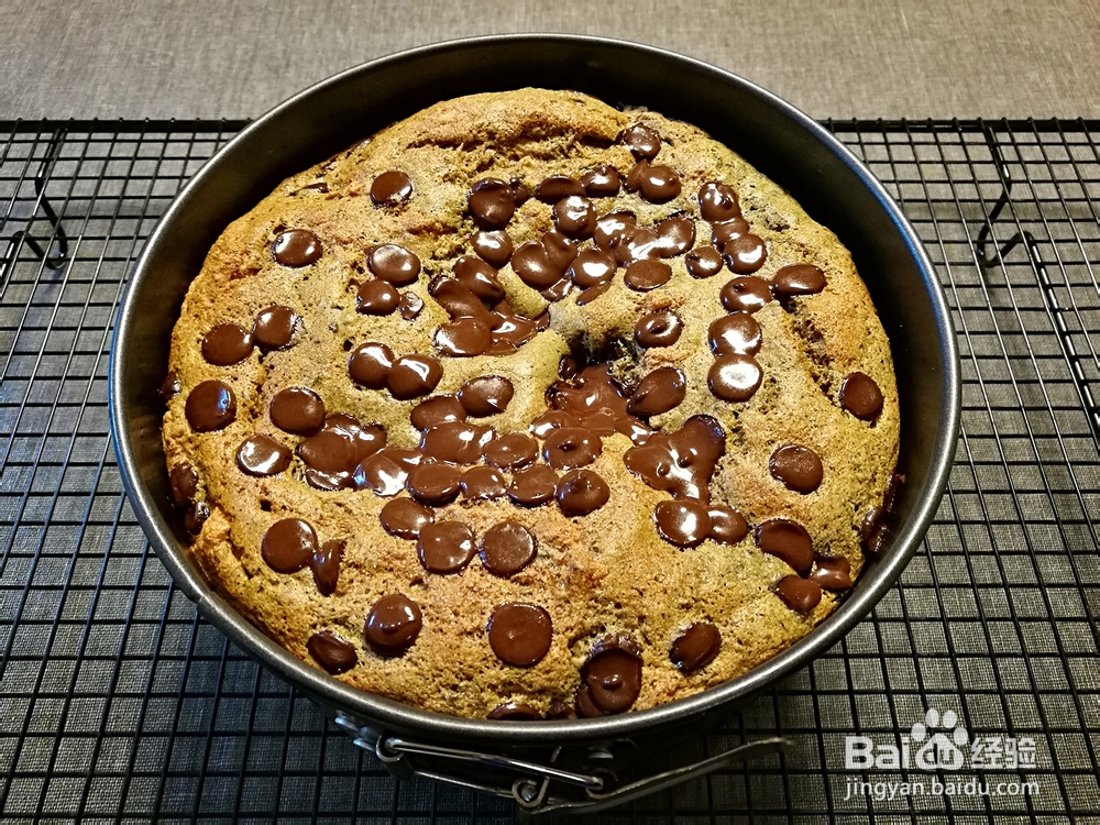 抹茶黑巧克力戚风7寸