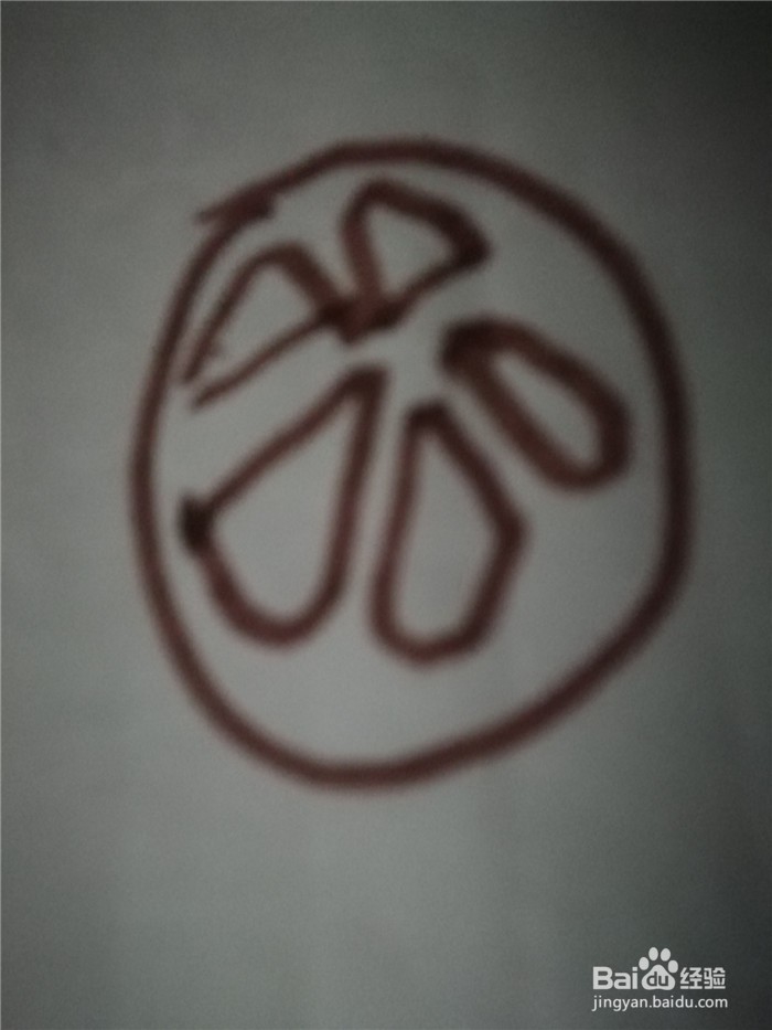 怎么样用简笔画画橙