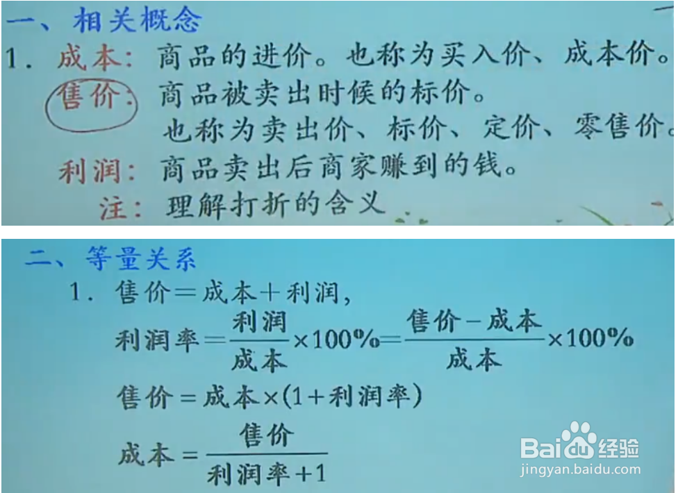利润问题基本公式和求解方法-百度经验