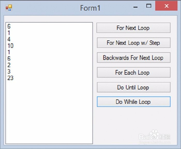 vb.net中的循环语句
