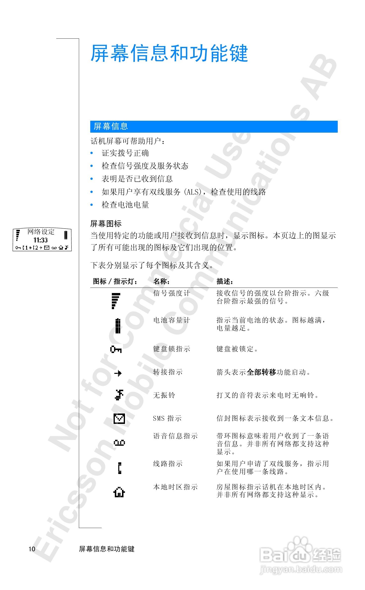 爱立信T18sc手机使用说明书:[1]