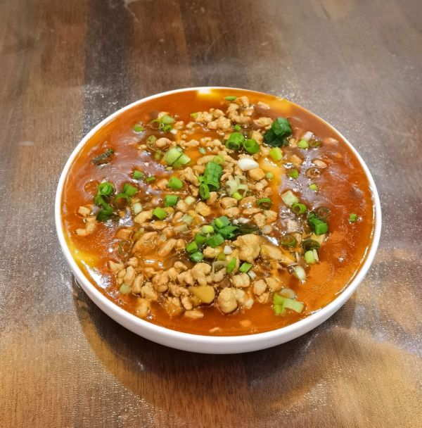 肉末鸡蛋蒸豆腐