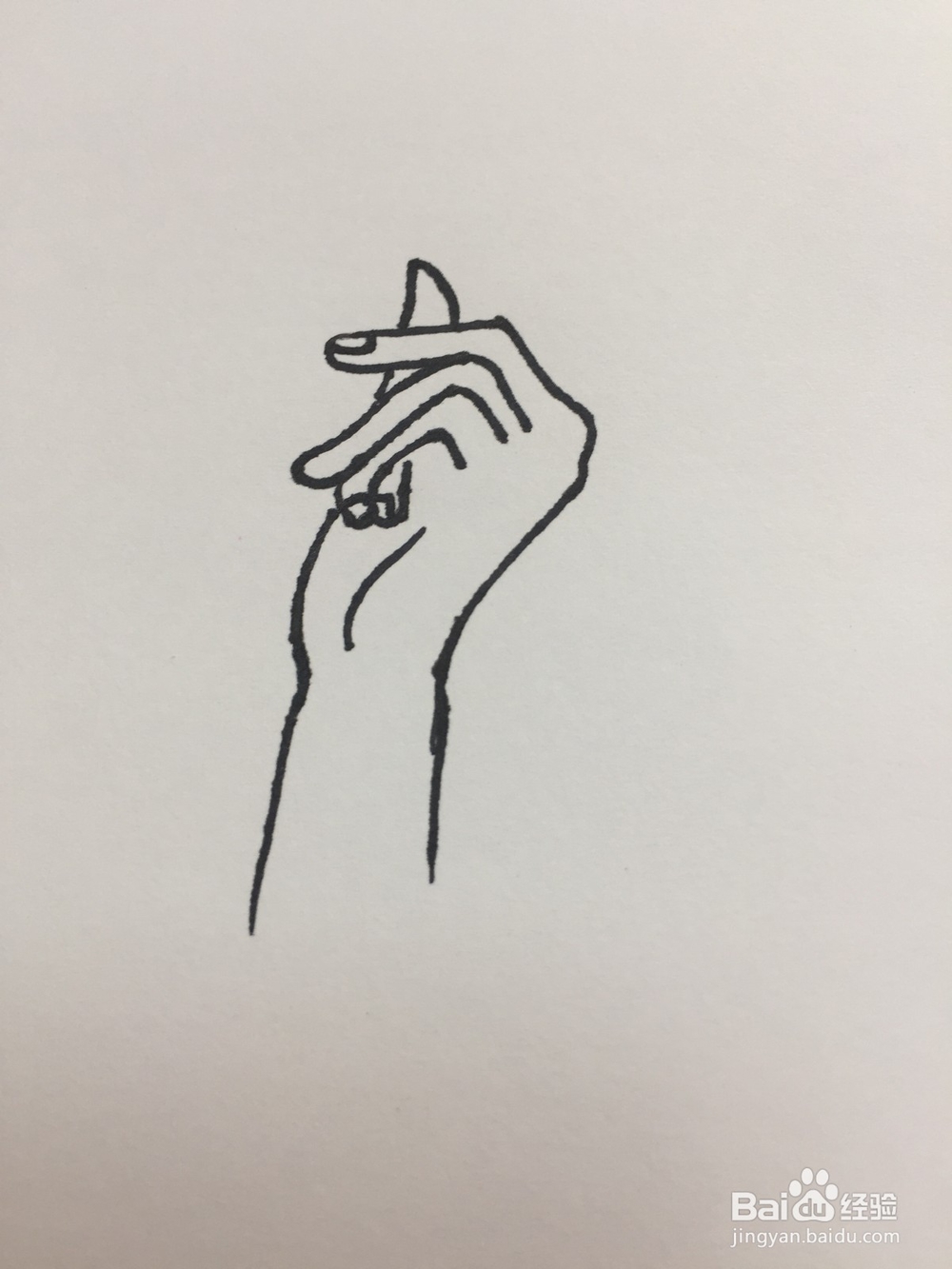 抖音上用手比爱心的简单画法