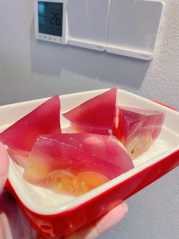 自制冰镇葡萄果冻
