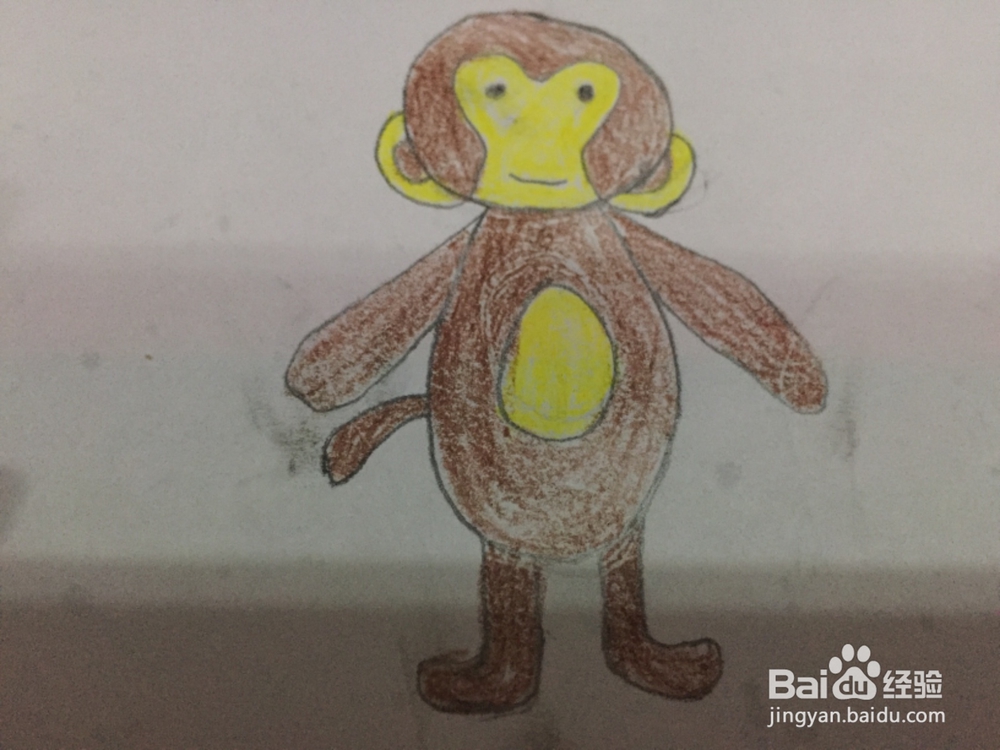 怎样画一只猴子