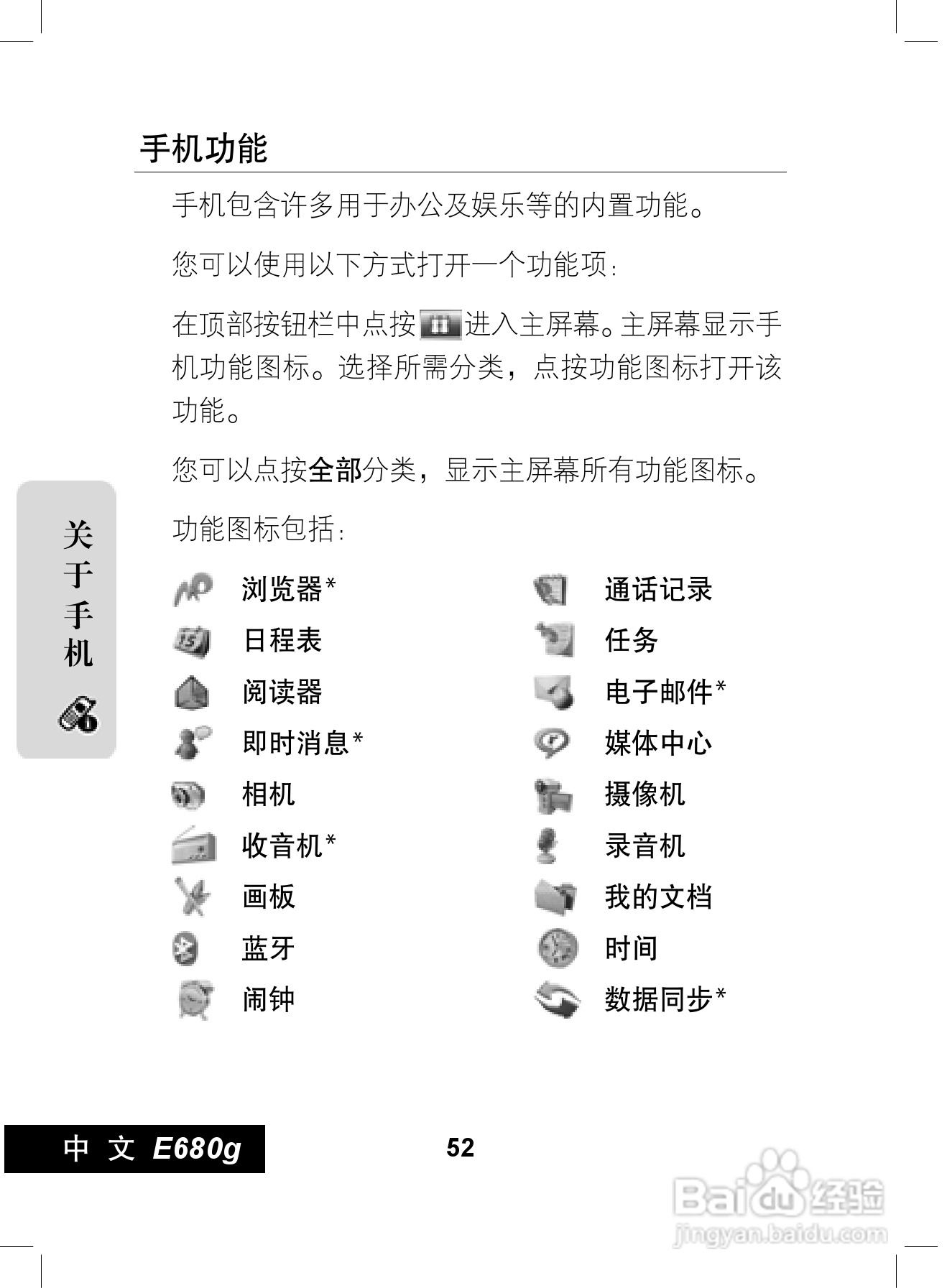 摩托罗拉E680g手机使用说明书:[6]