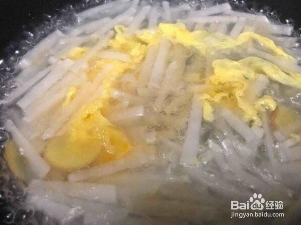 鸡蛋萝卜汤的功效