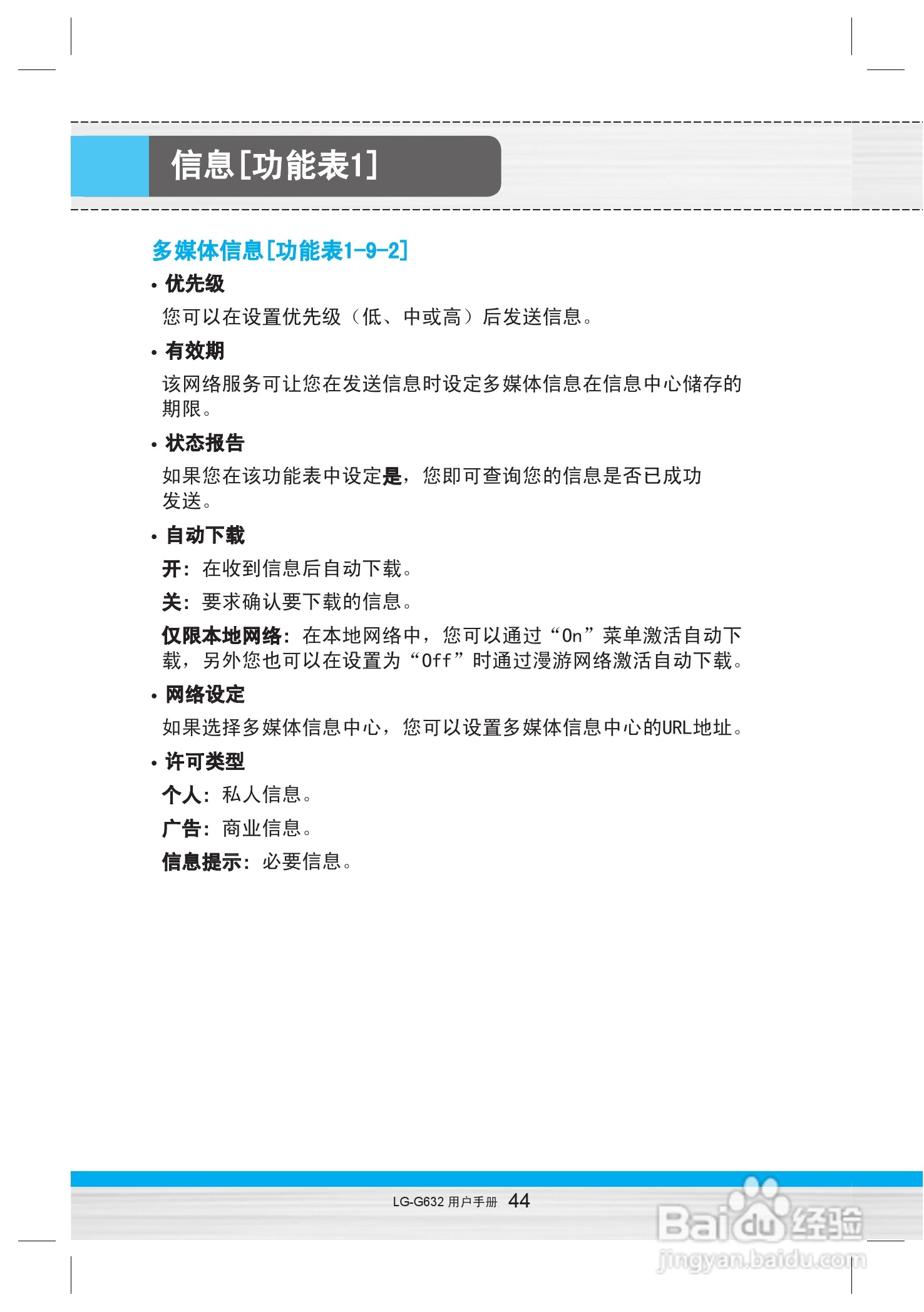乐金手机LG-G632型使用说明书:[5]