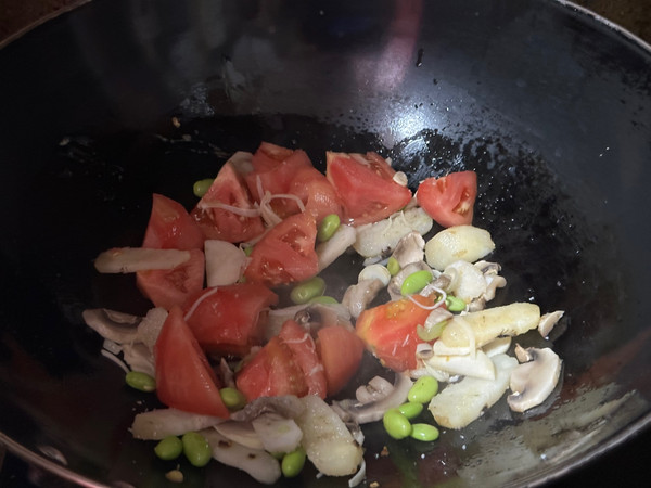菌菇番茄炒鸡蛋