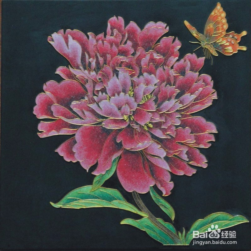 金丝彩沙画上色技巧