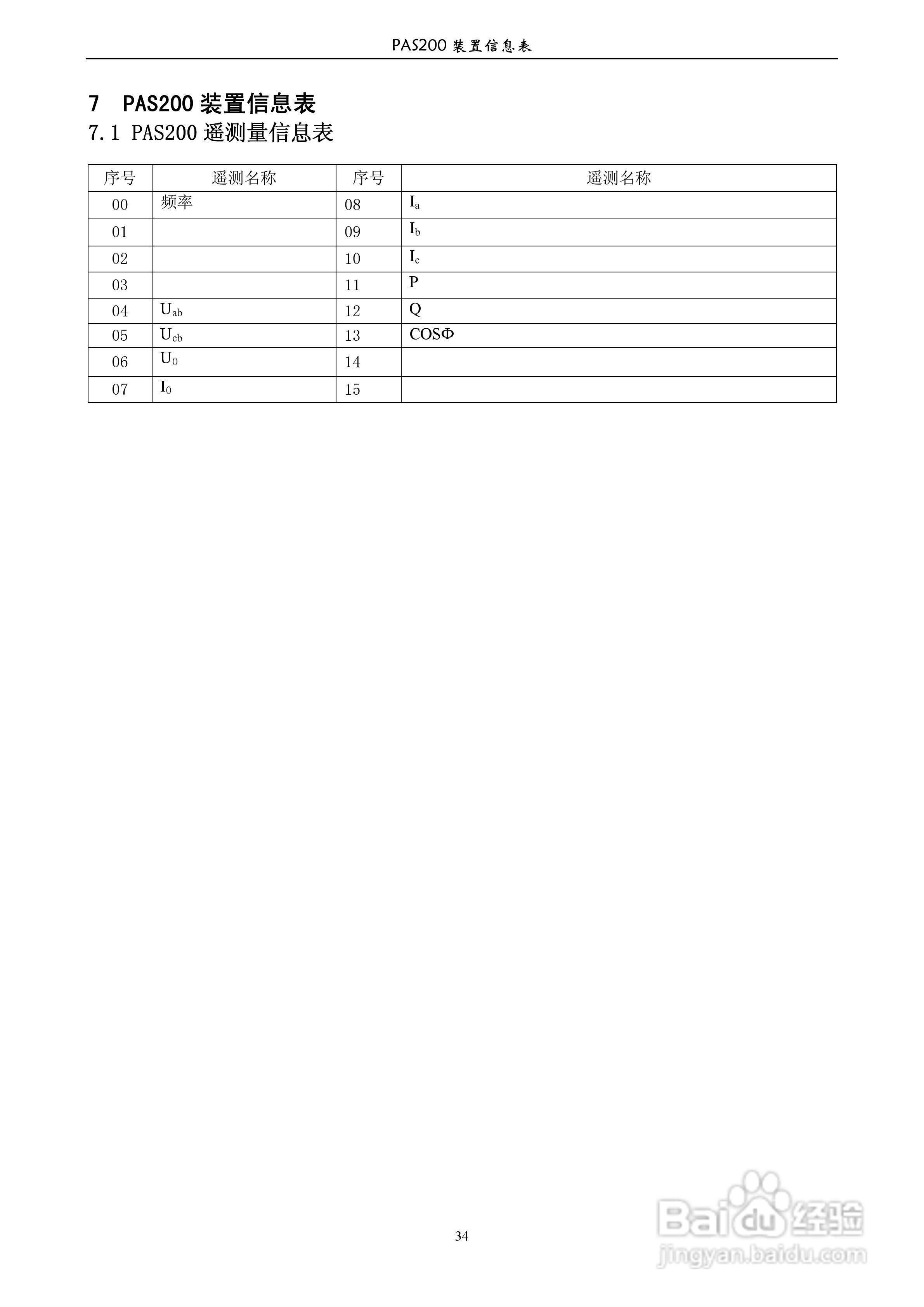 安能PAS200综合保护器产品技术使用说明书:[4]