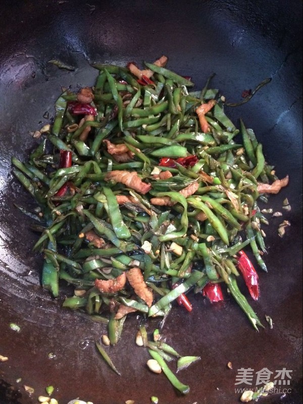 辣炒扁芸豆的做法