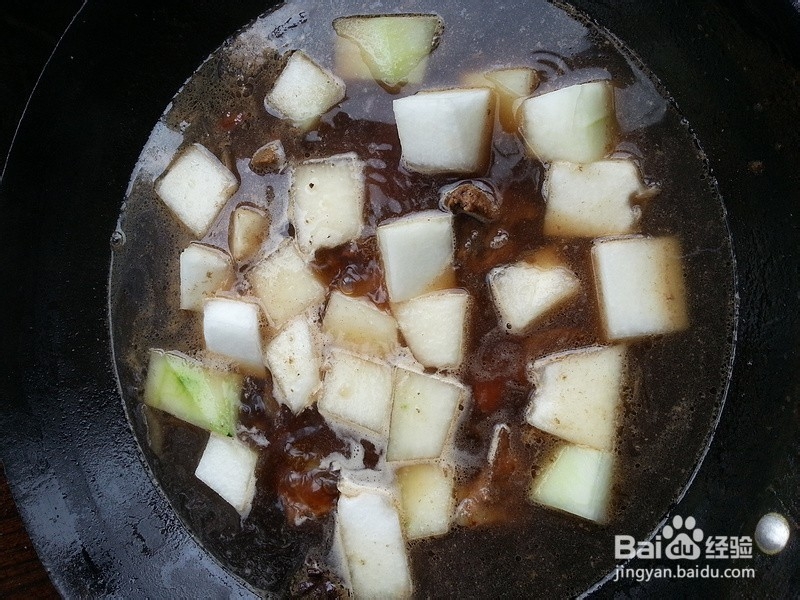 自制冬瓜炖排骨制作方法