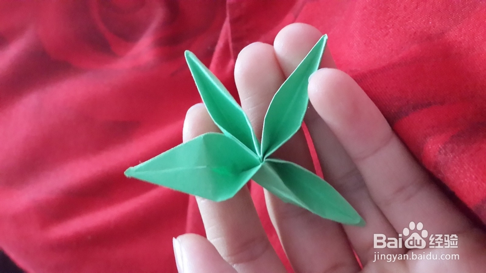 手把手教你手工折纸：[5]立体四叶草的折法