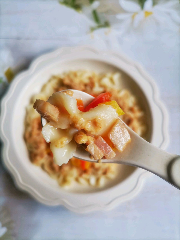 鹅肝花生酱拌面