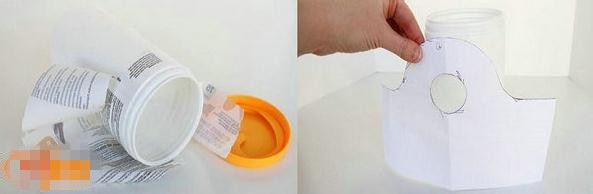 用塑料瓶做挂式收纳架