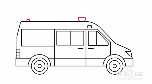 简笔画--救护车如何画