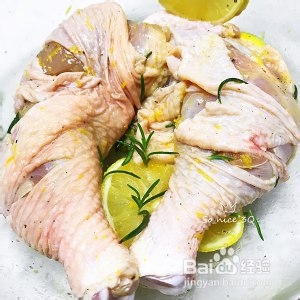 柠檬迷迭香烤鸡腿