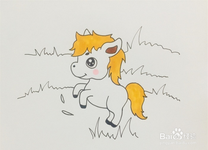 草原的简笔画怎么画