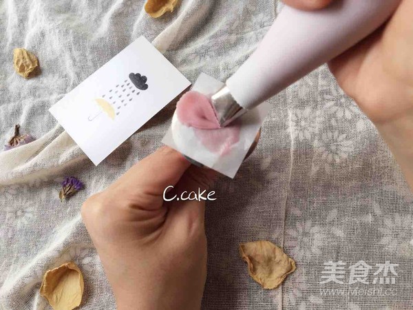 韩式豆沙裱花之苹果花