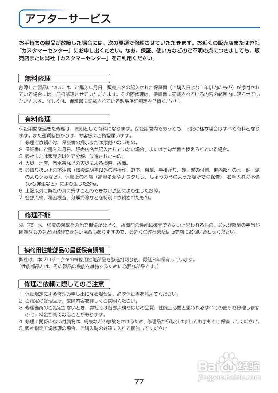 PLUS U5-232摄像机说明书:[8]