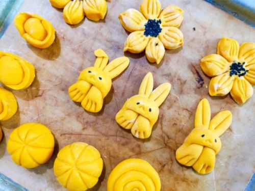 花开富贵南瓜馒头