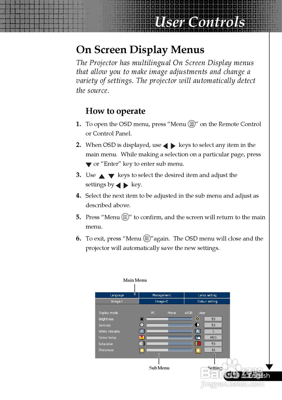 奥图玛投影机EP729型说明书:[2]